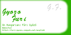 gyozo furi business card